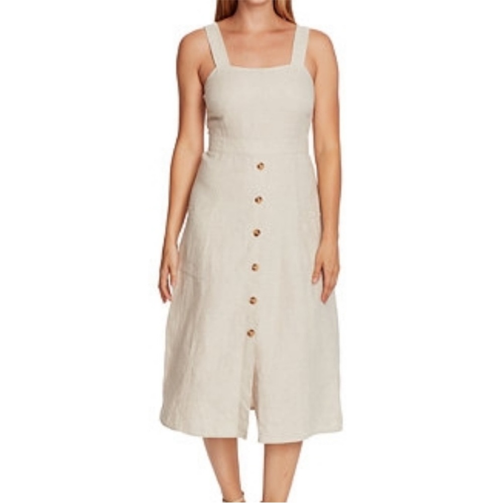 Vince Camuto Natural Linen Dress Size XL